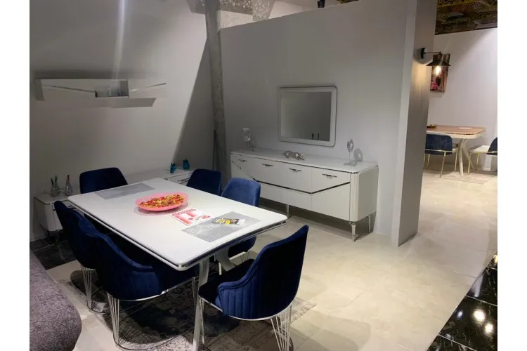 Zenn Yemek Odası Takımı (Sis Gri)